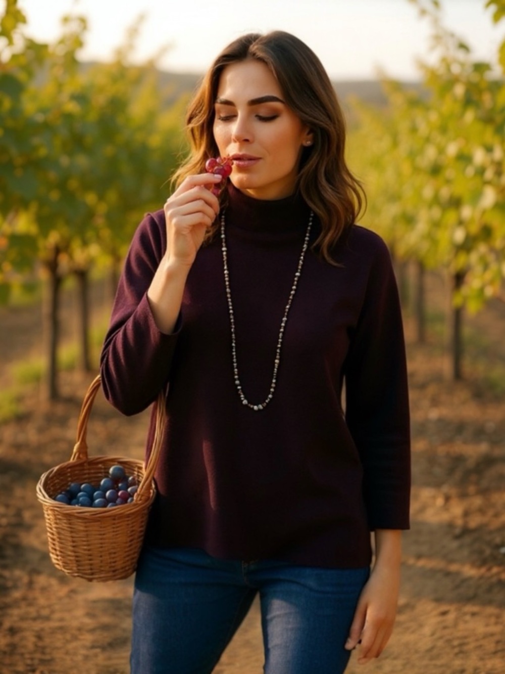 LOFT Relaxed Mock Turtleneck Sweater
